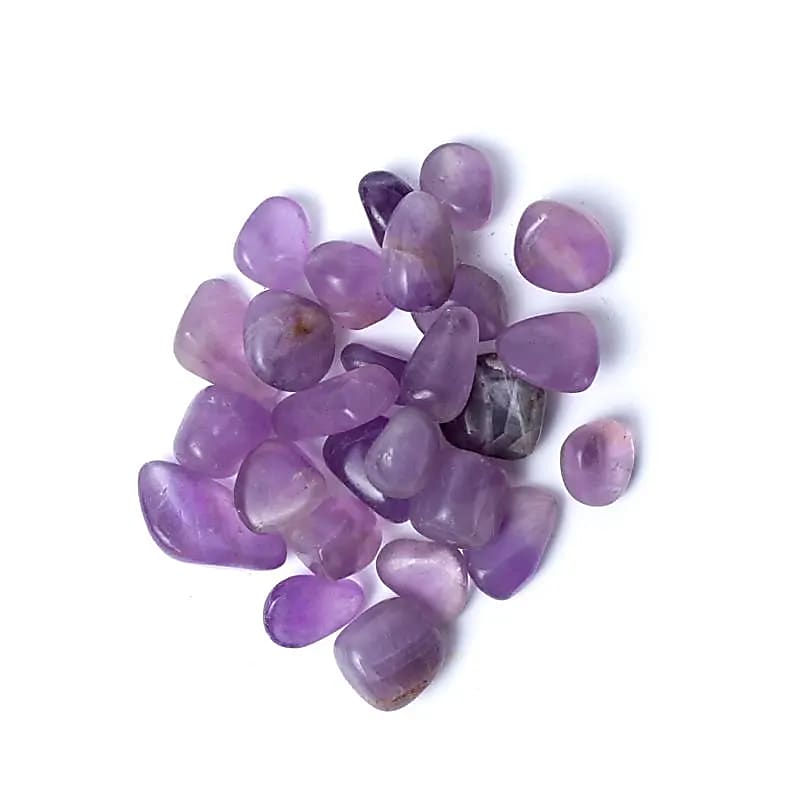 Amethyst Tumbled Stones A Quality -- ±15-35cm; ±300g - ±1.5-3.5cm; ±300g