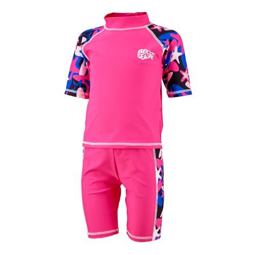 Beco -sealife® Rashguard Bándearg 2-phíosa