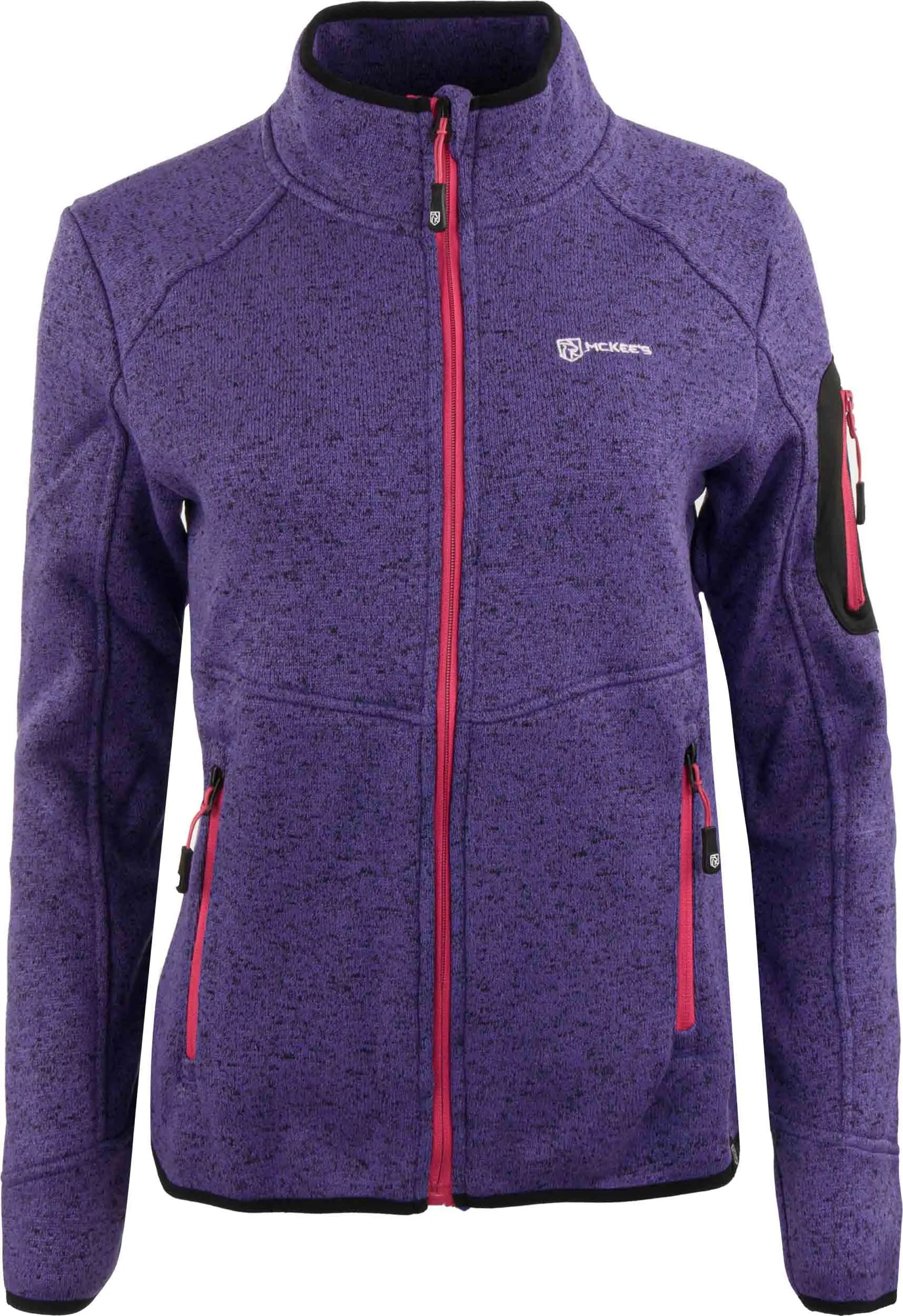 Damen-Sweatshirt Mckees Canzoi Violett-Melange Lila
