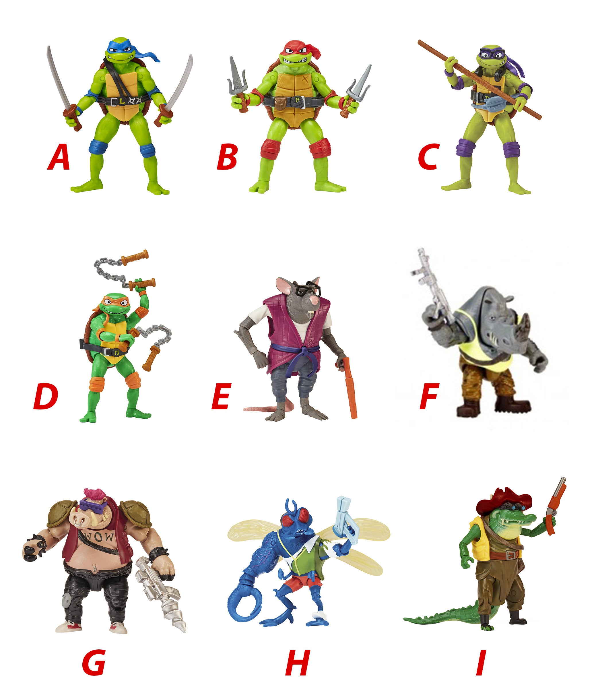 Teenage Mutant Ninja Turtles 11 Cm