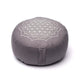 Възглавница за медитация Flower of Life Mandala Grey Organic Cotton (ocs) - 33x17 Cm; 2100гр