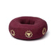 Възглавница за пееща купа 7 чакри, патладжан M - 17x6 см