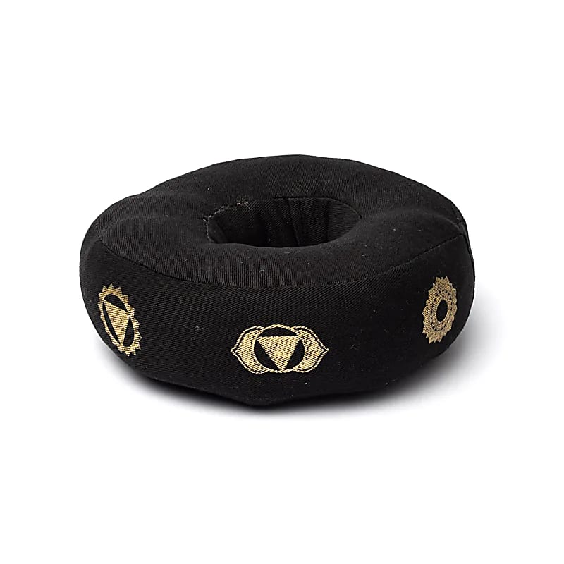 Cuscino per campane tibetane 7 Chakra Nero M - 17x6 Cm