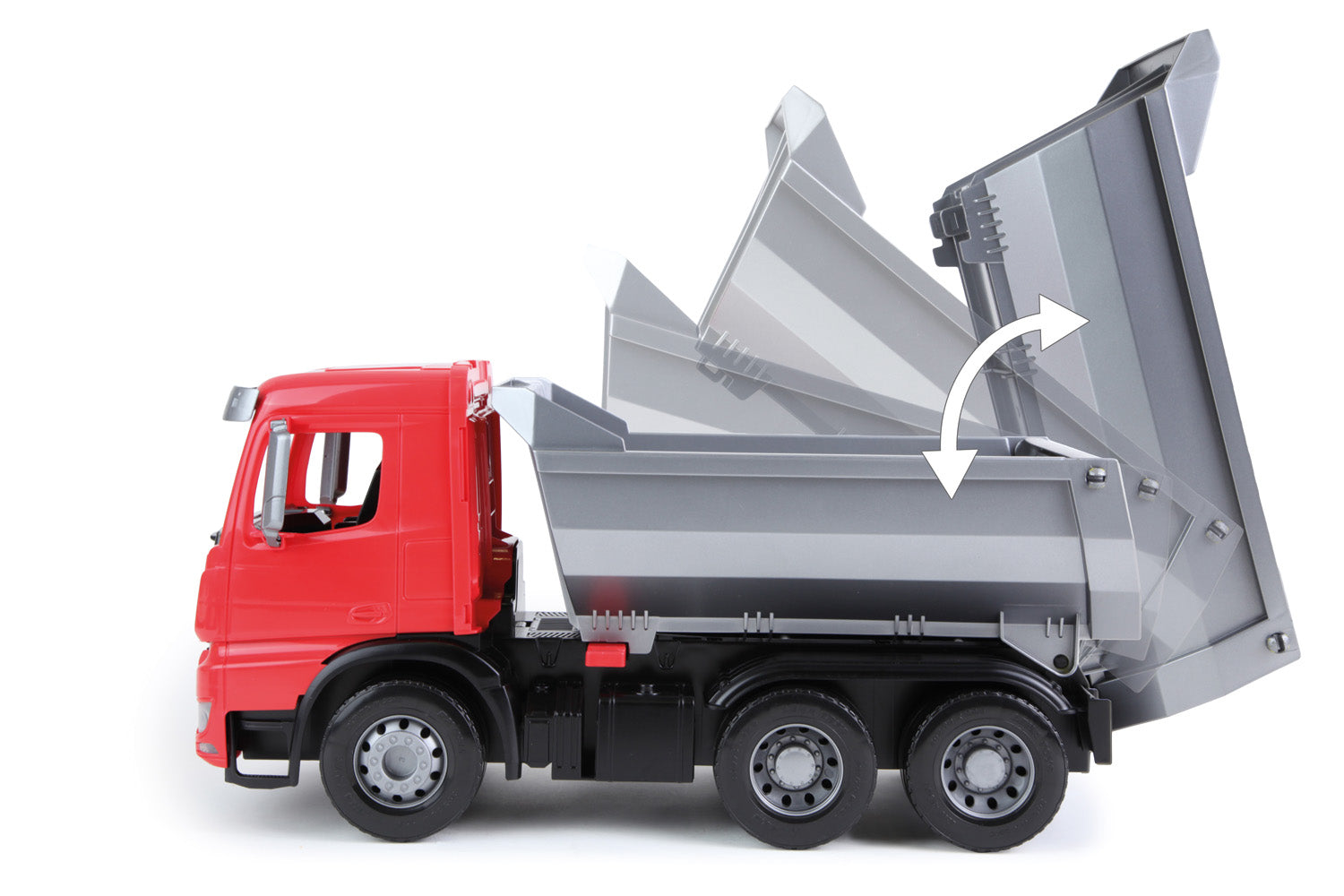 Il camion ribaltabile Mercedes