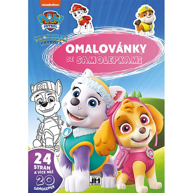 Libro para colorear A4 Patrulla Canina