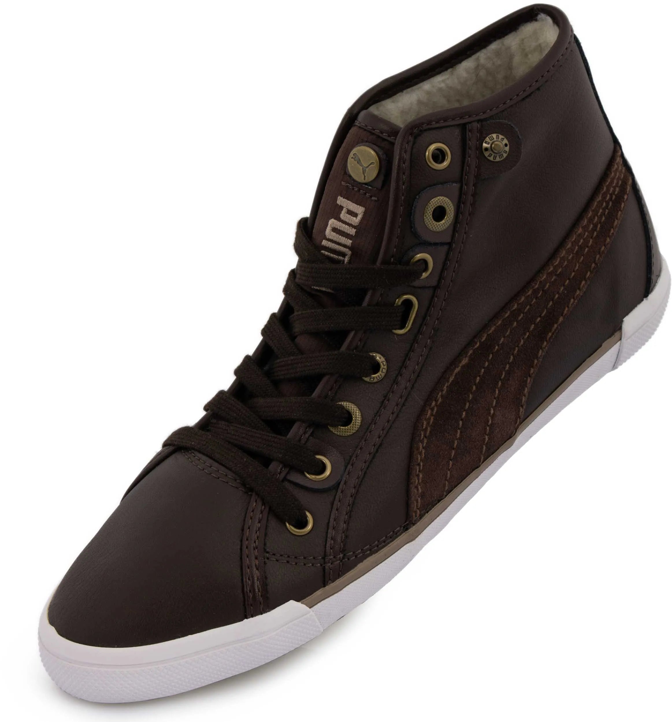 Buty Sportowe Puma Corsica Mid Brązowe