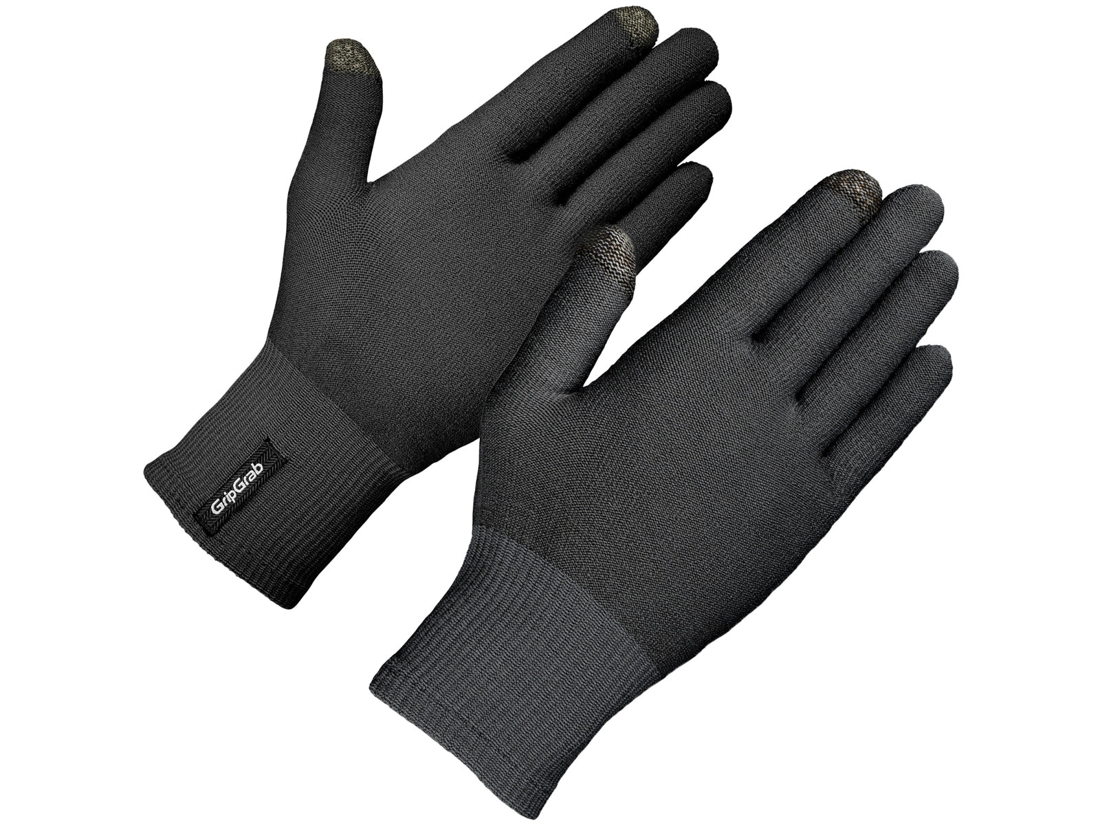 Gripgrab Merino Wool Liner Gloves Black - M/L