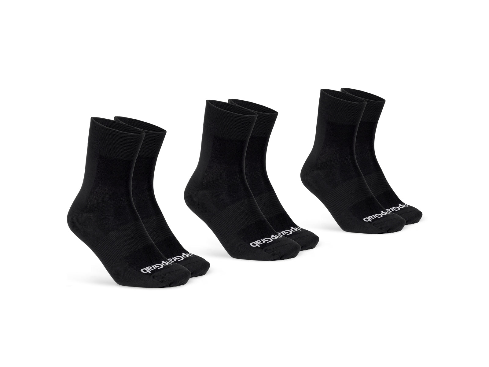 Gripgrab Lightweight Sl Regular Cut Summer Socks 3-pack Black - S - (38-41)