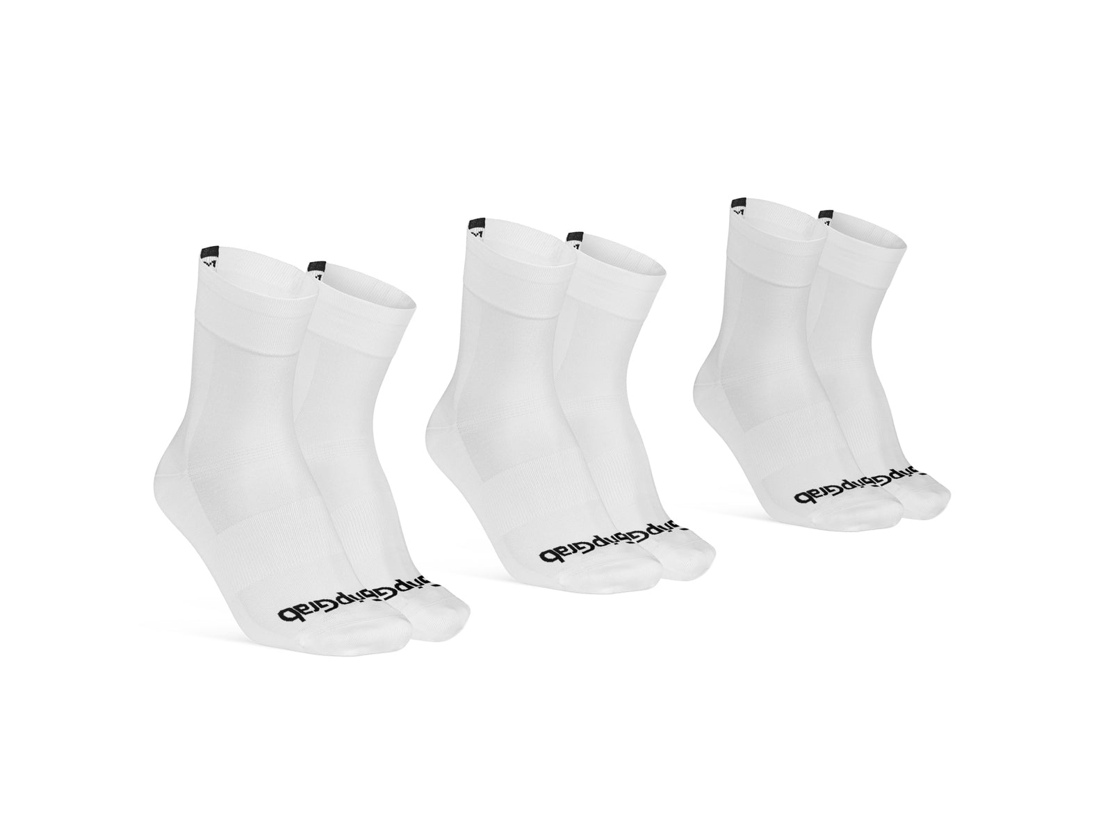 Gripgrab Lightweight Sl Regular Cut Summer Socks 3-pack White - M - (41-44)