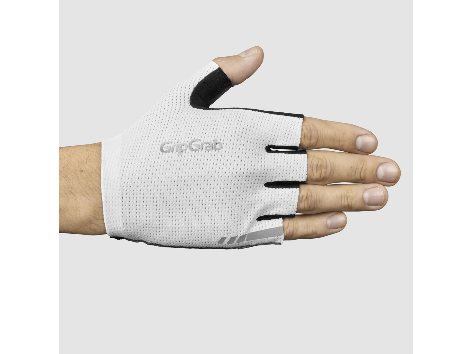 Gripgrab Pacr Insidegrip™ Short Finger Summer Gloves White - XL