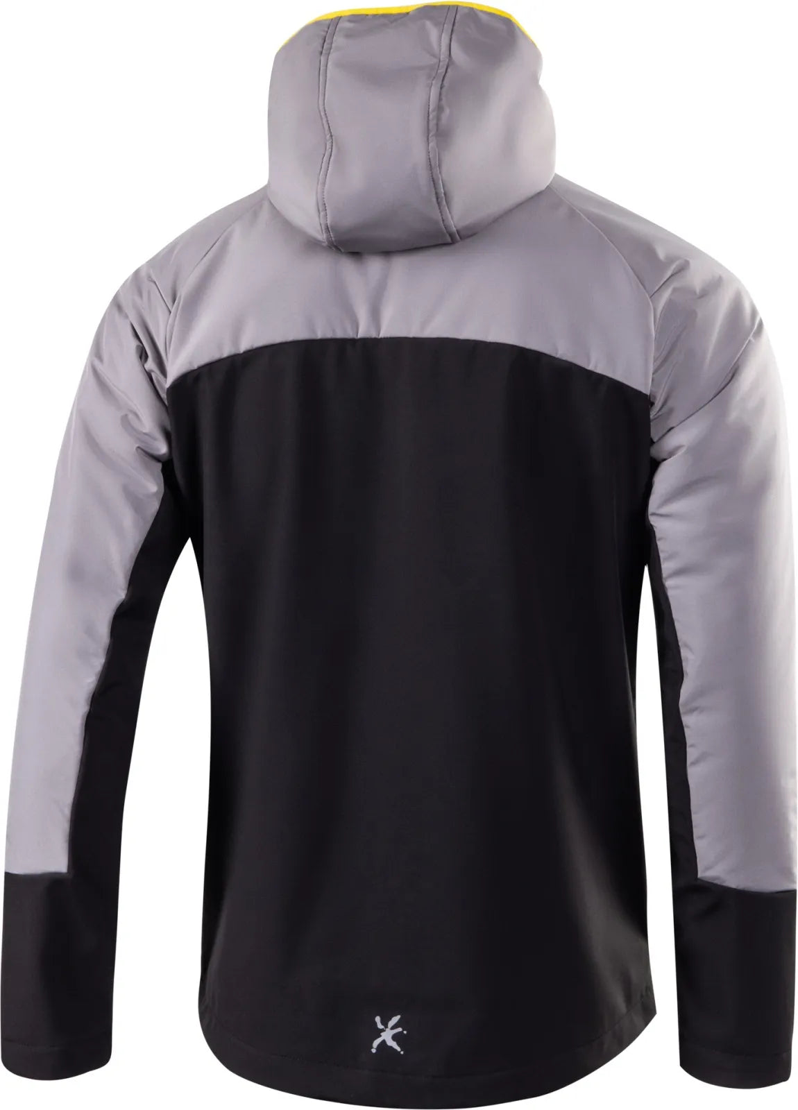 Chaqueta híbrida para hombre klimatex luigi gris/negro s