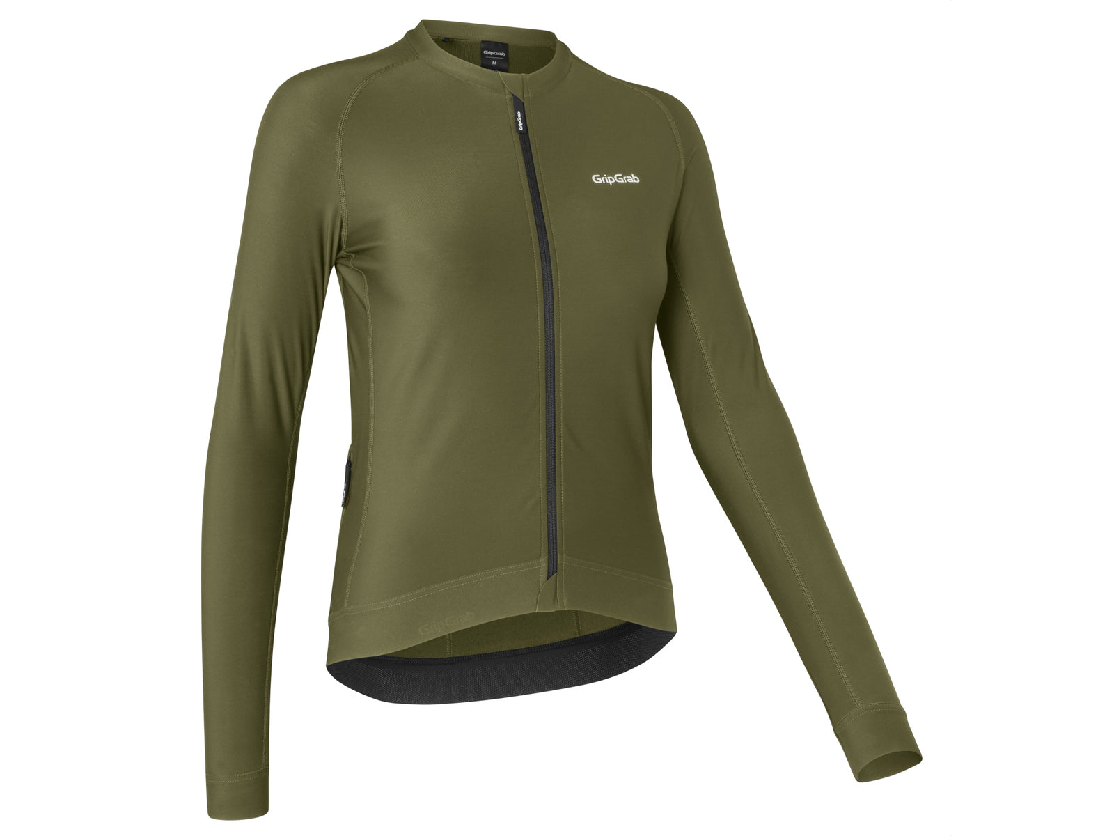 Gripgrab Womens Pacr Long Sleeve Jersey Olive Green - M