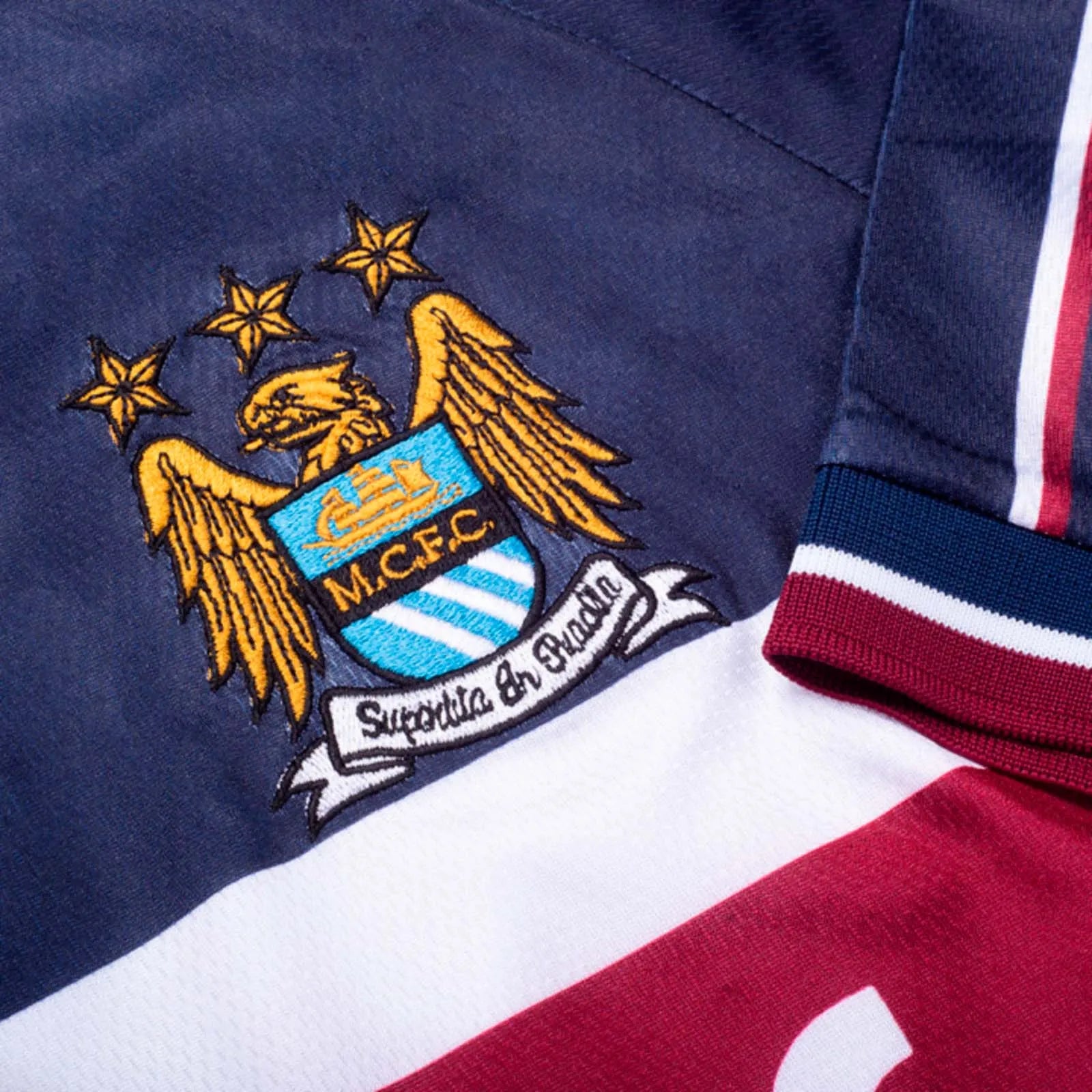 Jersey Manchester City Men Mcfc Fw 1998 Away T-shirt Multicolor Mix