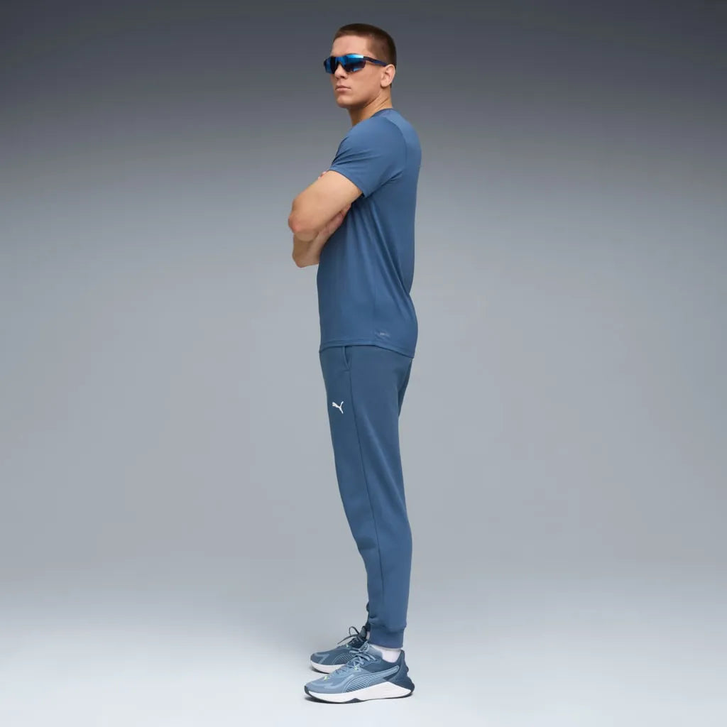 T-shirt Puma Ess Solid Cat pour hommes, bleu