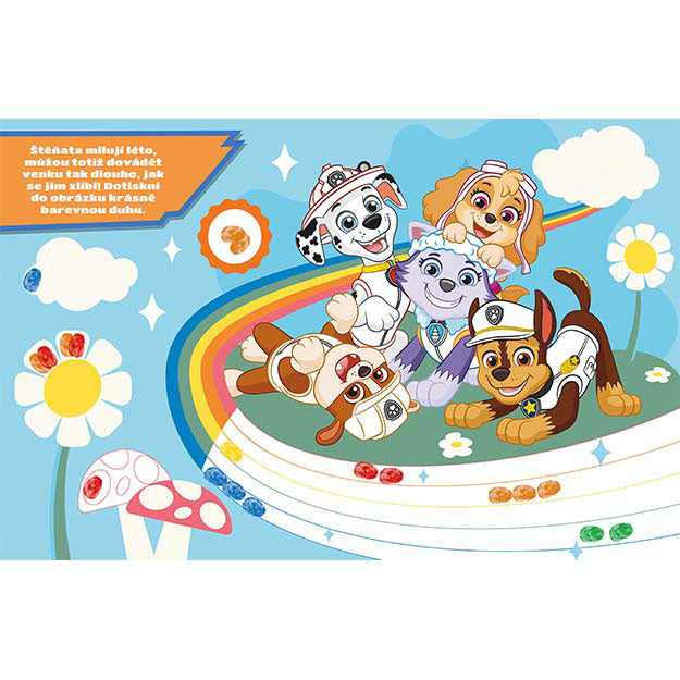 Farebné prsty Paw Patrol