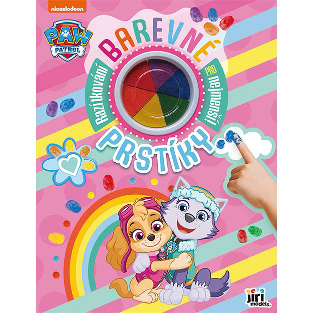 Dedos De Colores Patrulla Canina Rosa