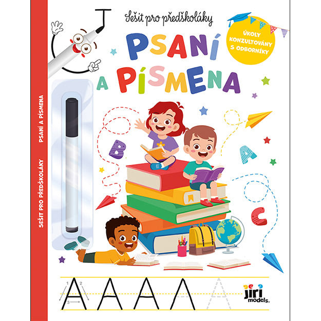 Cuaderno de ejercicios para escritura y letras de niños en edad preescolar