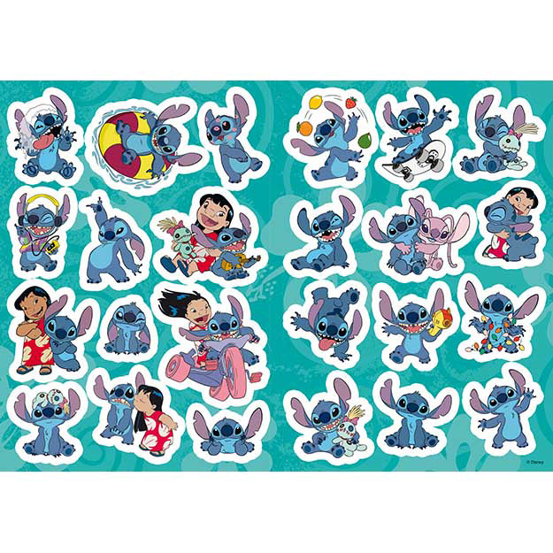 A4-kleurboek met Lilo & Stitch-stickers