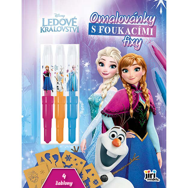 Coloring Book With Felt-tip Pens Frozen