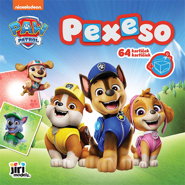 Memory-Spiel in einem Paw Patrol-Arbeitsbuch