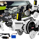 Gun Launcher Car 2 In 1 Remotely Operated Foam Discs White