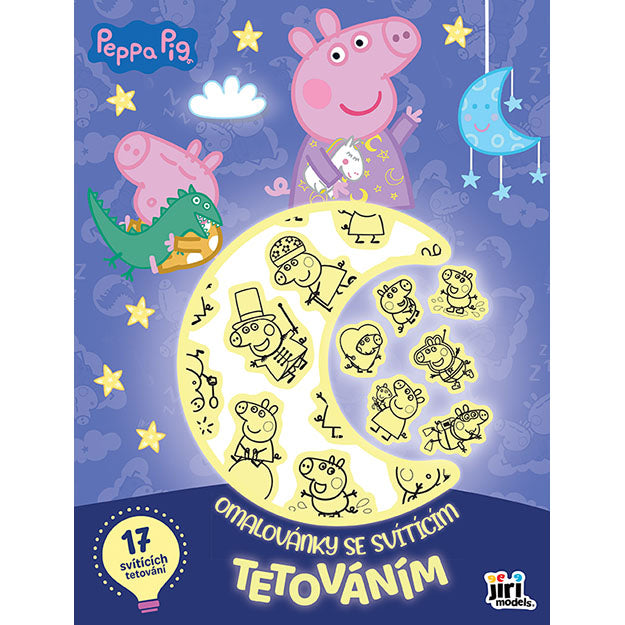 Omaľovánka s tetovaním prasiatka Peppa