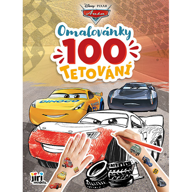 Kleurboek en 100 auto's-tatoeages - auto's