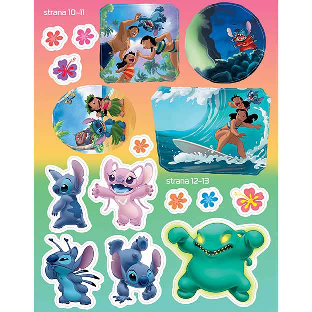 Kniha samolepek Lilo & Stitch