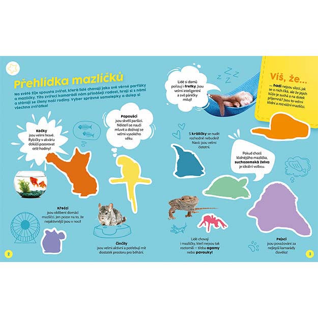 Cognitive Sticker Book Pets