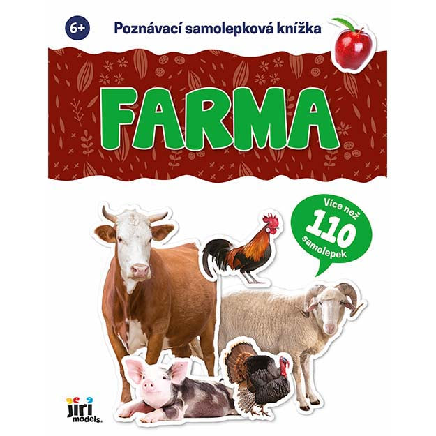 Edukacyjna książeczka z naklejkami Farma