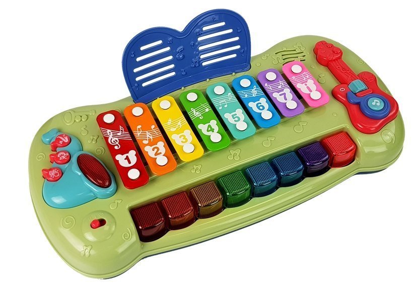 Baby Grand Piano Cymbals Illuminated Keys Music