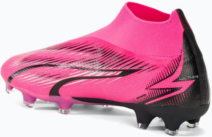 Męskie buty piłkarskie Puma Ultra Match+ Ll Fg-ag Różowo-biało-czarne Różowe