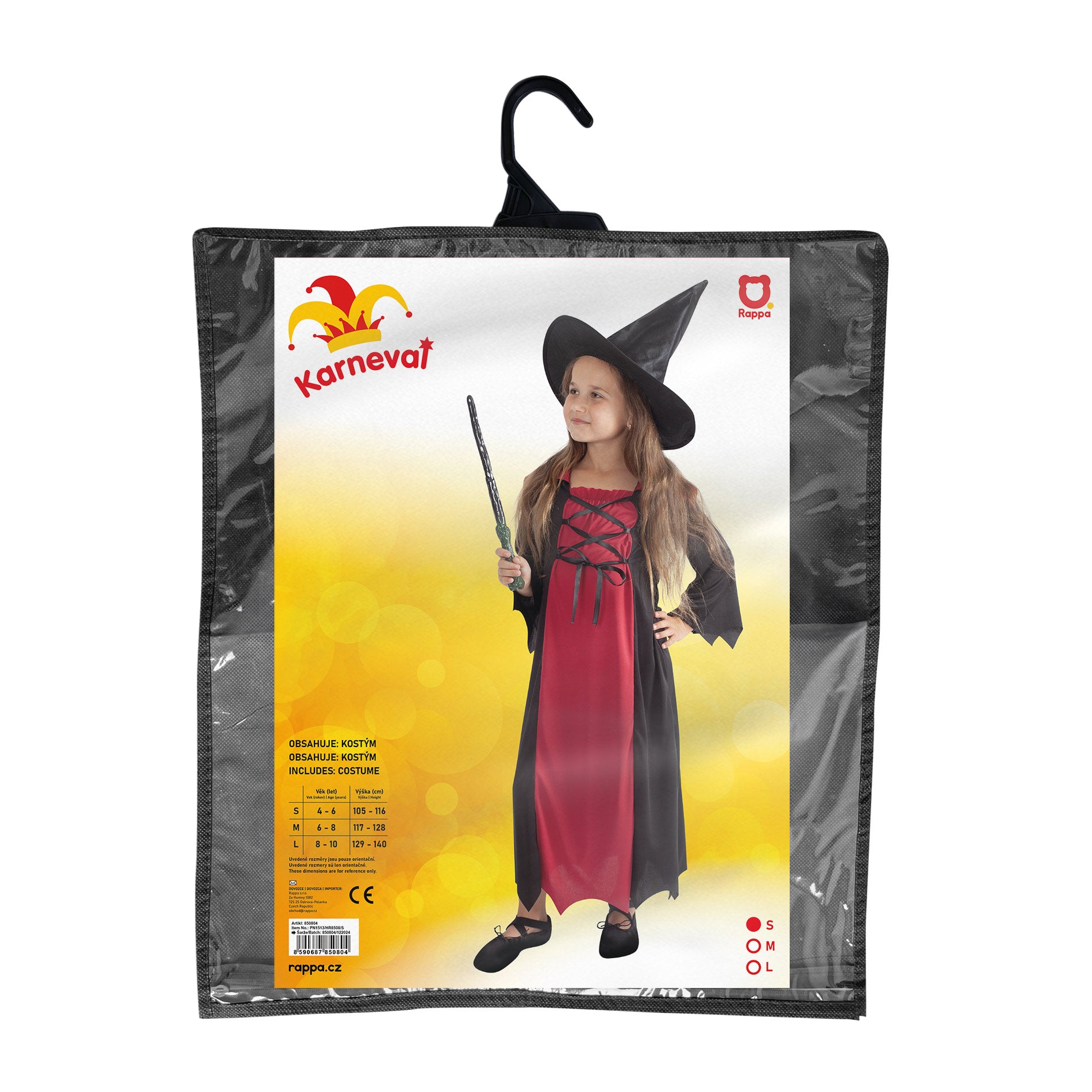 Detský kostým - Claret Witch (s)