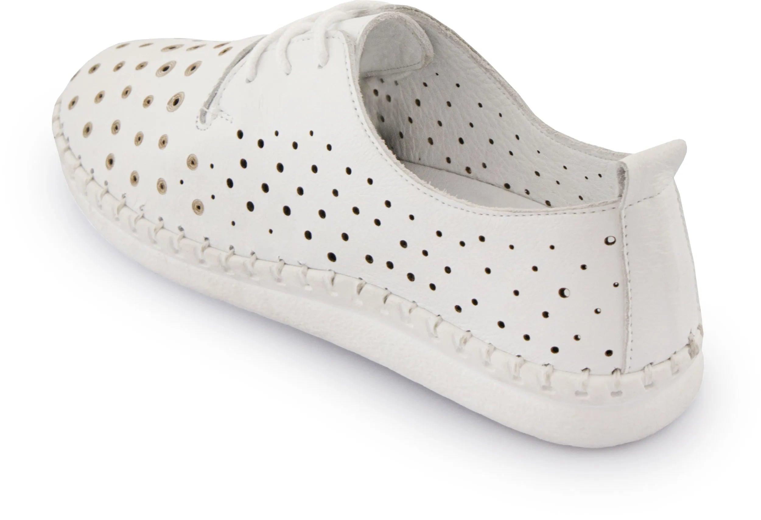 Sommerschuhe aus Leder für Damen Nell weiß 39