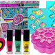 Set Of 2 In 1 Bracelet Making And Nail Painting Beads Nail Lacquers
