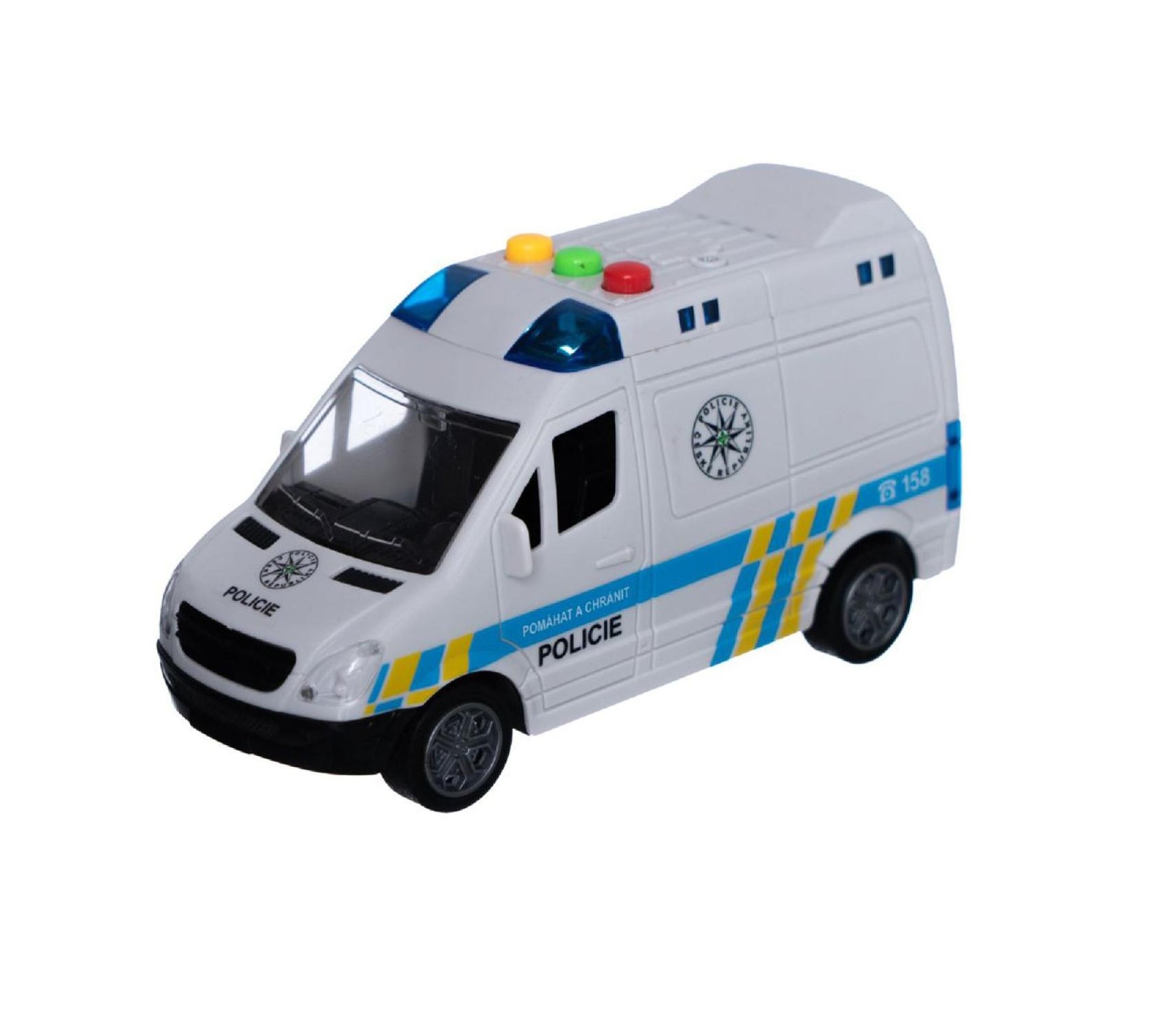 Plastic Police Car 15 Cm