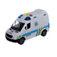 Carro de polícia de plástico 15 cm