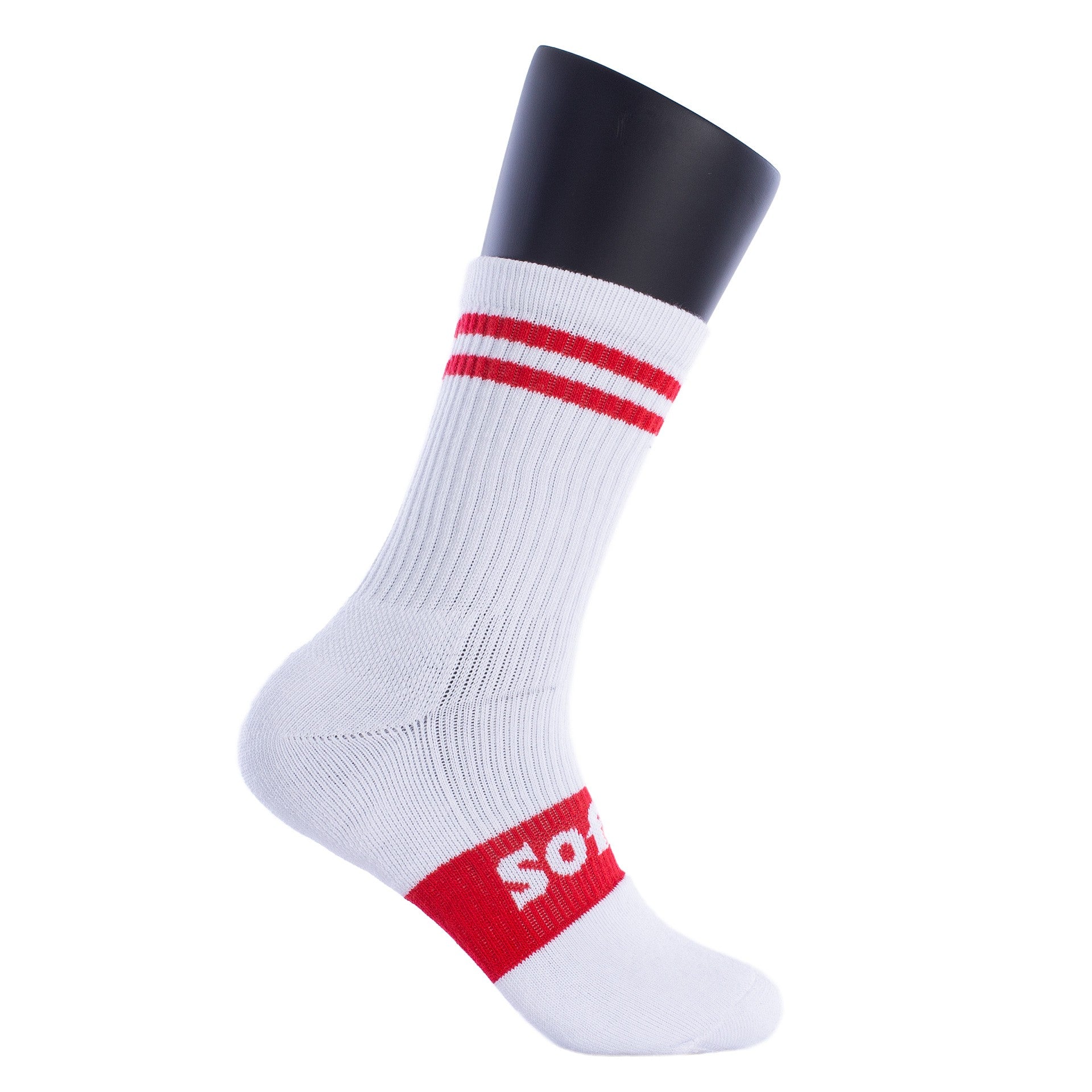 Socks Softee Classic Blanco/Rojo 35-38