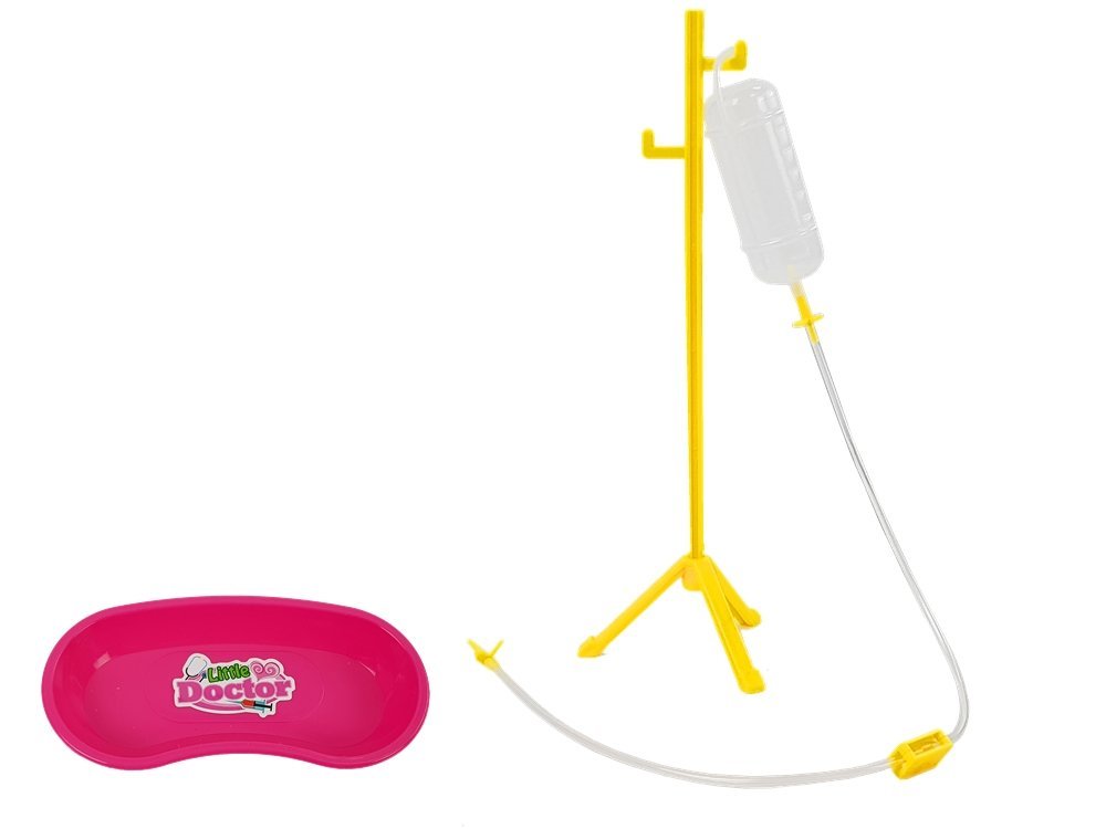 Small Dentist Medical Kit Accessories In A Pink Case