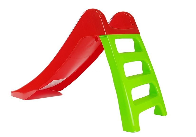 Garden Slide For Children 3-step Ladder Red 116cm 428