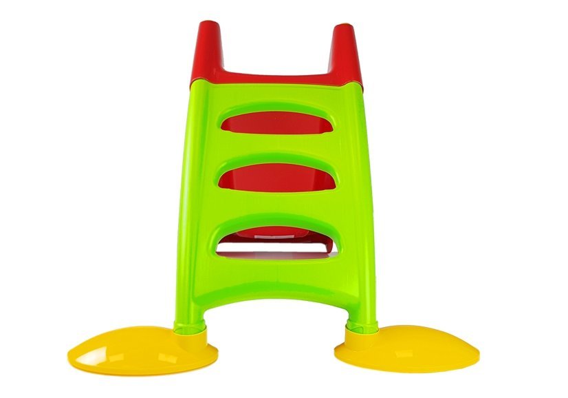Garden Slide For Children 3-step Ladder Red 130 Cm 424