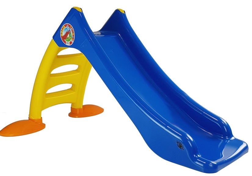Garden Slide For Children 3-step Ladder Blue 130 Cm 424