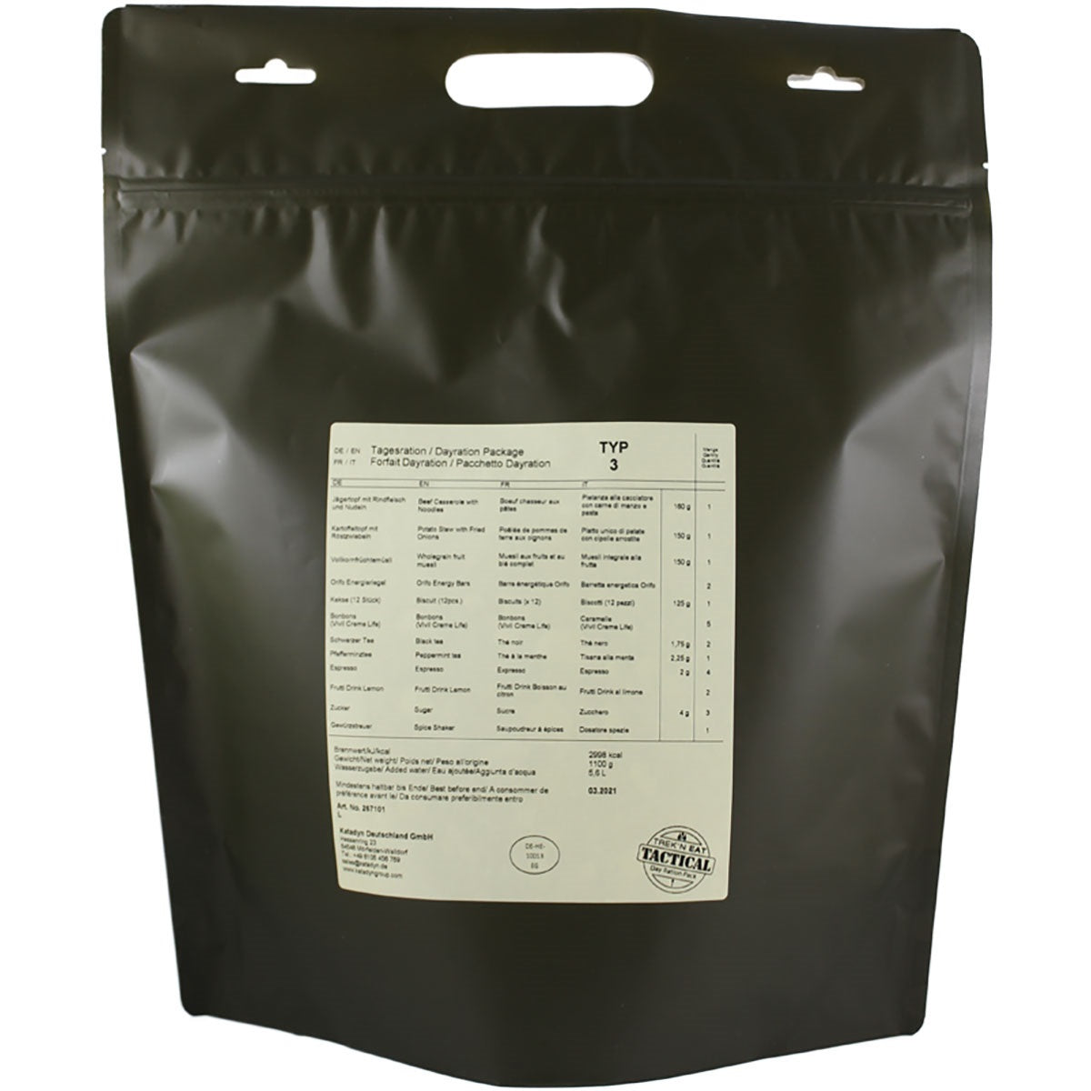 Trek'n Eat Day Ration Pack Type 3