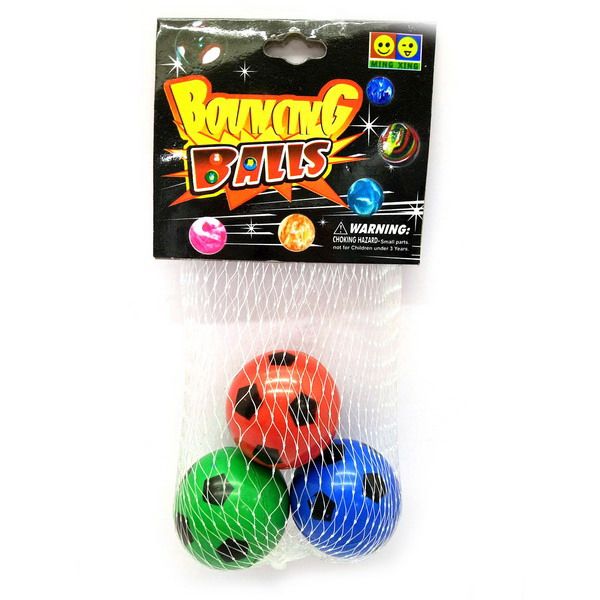 Juego De 3 Balones De Fútbol Hop De 6 Cm