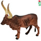 D - Statyett Ankole-watusi Cow Bull 12,5 Cm