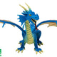 F - Estatueta de dragão azul 15,5 cm