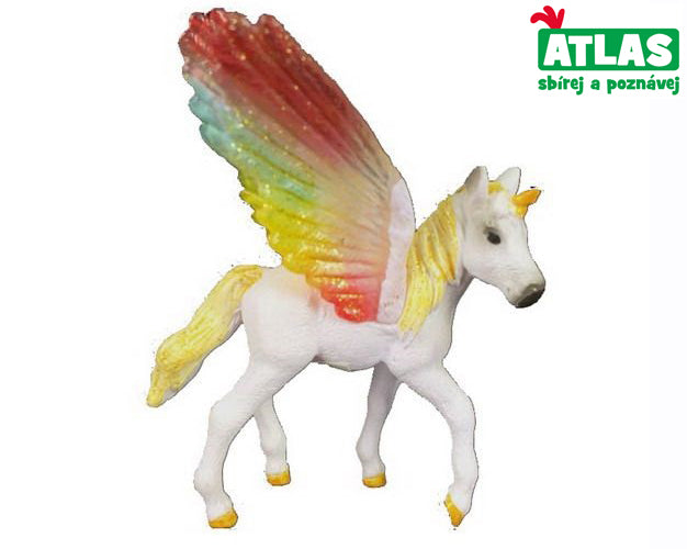 B - Figurka jednorožce s křídly 9 cm