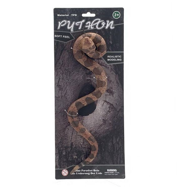 Zachte rubberen Pythonslang 17 Cm