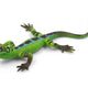 Rubber Lizard Green 17 Cm