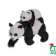 D - Figurina Panda con cucciolo